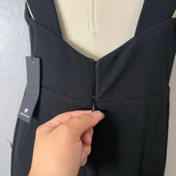 Daring Elegance Black Sleeveless Mermaid Maxi Dress, XL Style 2069056 - Picture 5 of 7